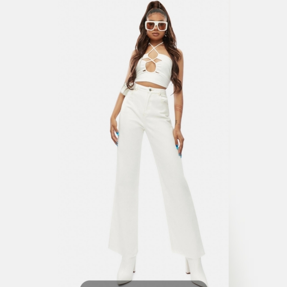 Above All Else Wide Leg Jeans by Emory Park - Picture 4 of 6